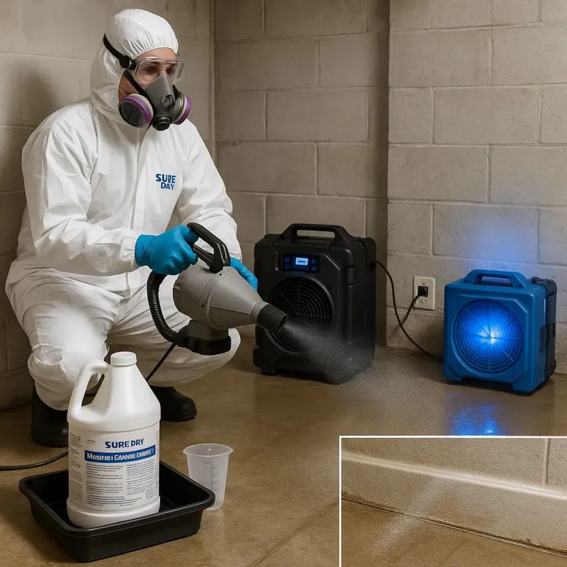 Sanitization and Odor Removal process in Bland, VA