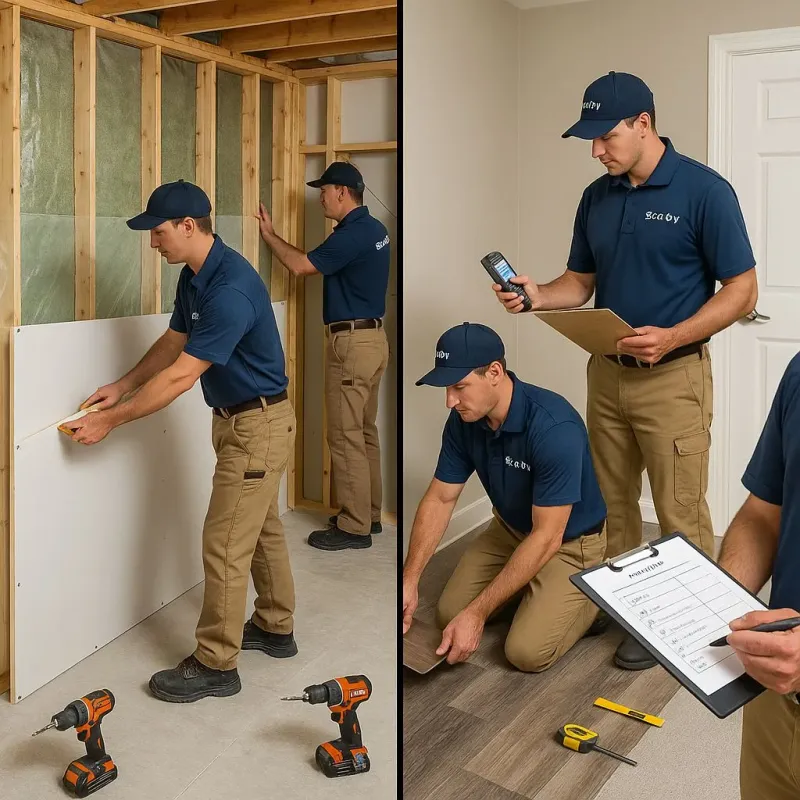 Repairs and Reconstruction process in Bland, VA